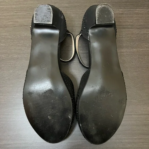 Glam Girl Girls Black Fancy Heels, Size 3 - Picture 5 of 9